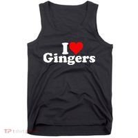 I LOVE HEART GINGERS REDHEADS RED HAIR Tank Top thumb 0