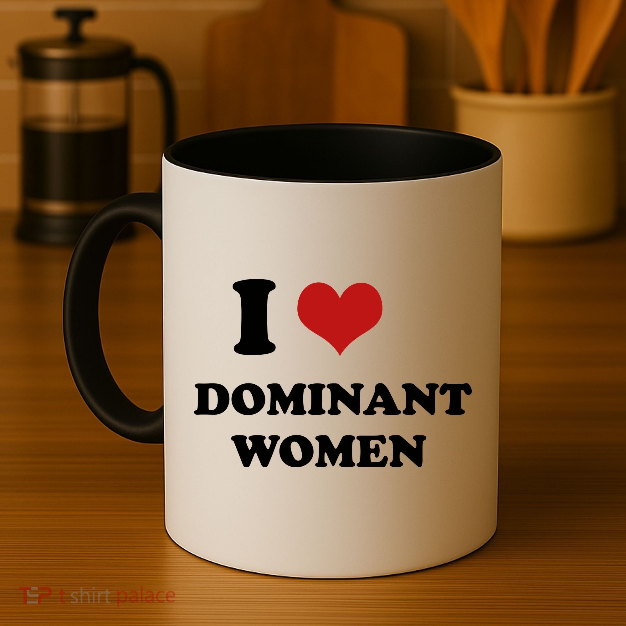 I Love Heart Dominant Women Funny Meme Coffee Mug