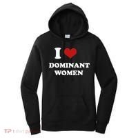 I Love Heart Dominant Women Funny Meme Women's Hoodie thumb 0