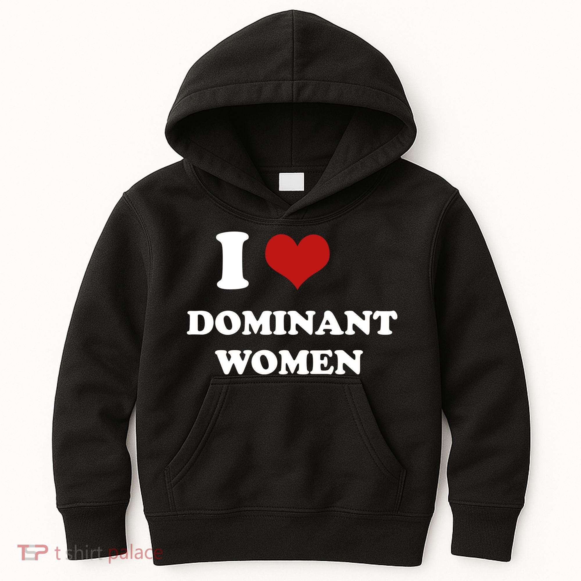 I Love Heart Dominant Women Funny Meme Kids Hoodie