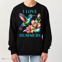 I Love Hummers Hummingbird  Women's Sweatshirt thumb 0