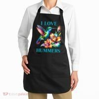 I Love Hummers Hummingbird  Apron thumb 2