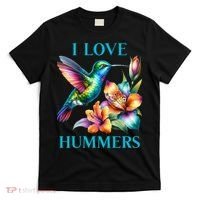 I Love Hummers Hummingbird  T-Shirt thumb 0
