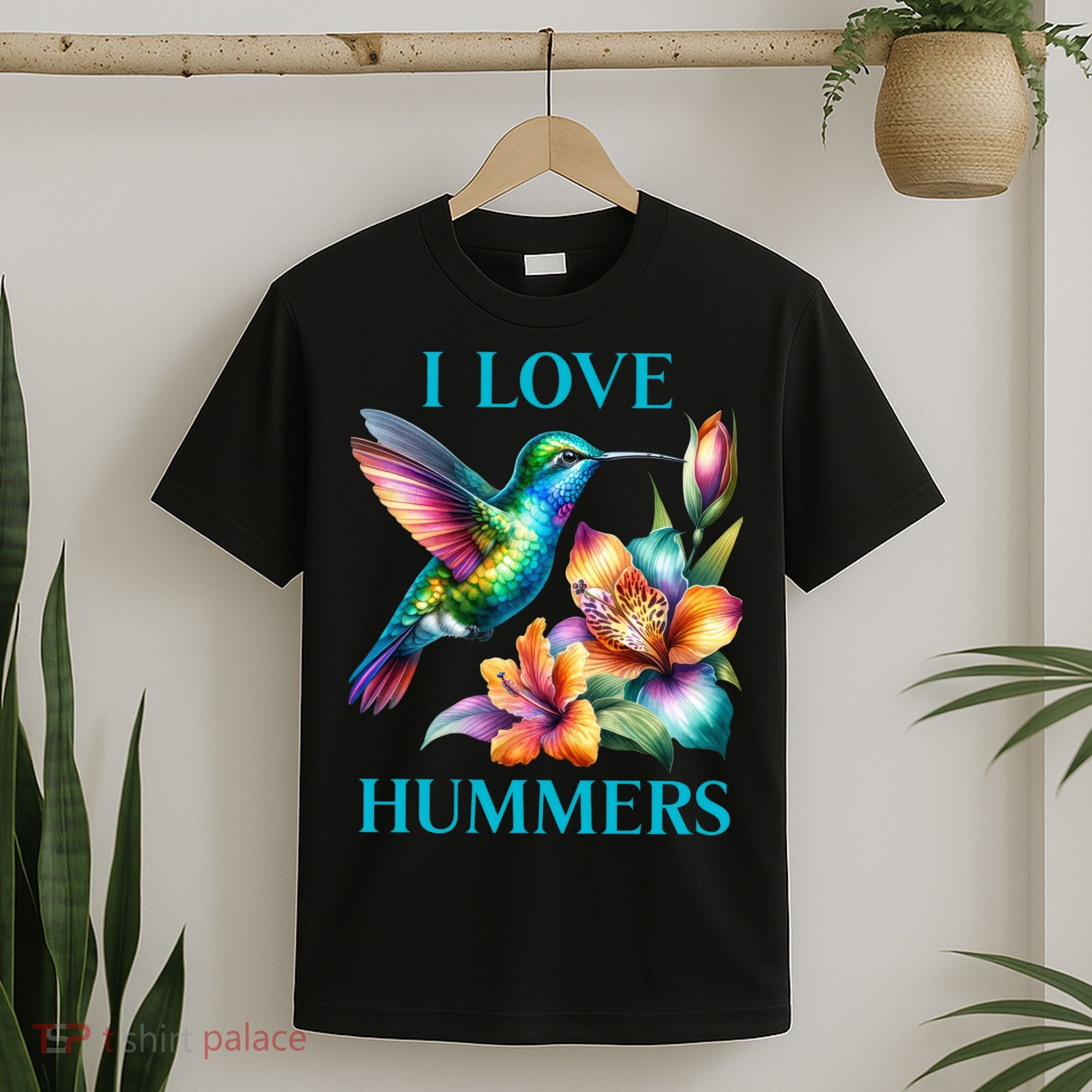 I Love Hummers Hummingbird  T-Shirt