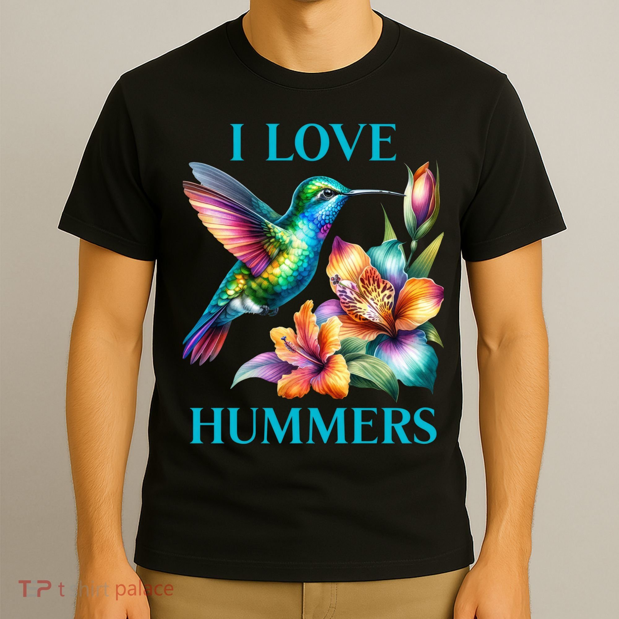 I Love Hummers Hummingbird  T-Shirt