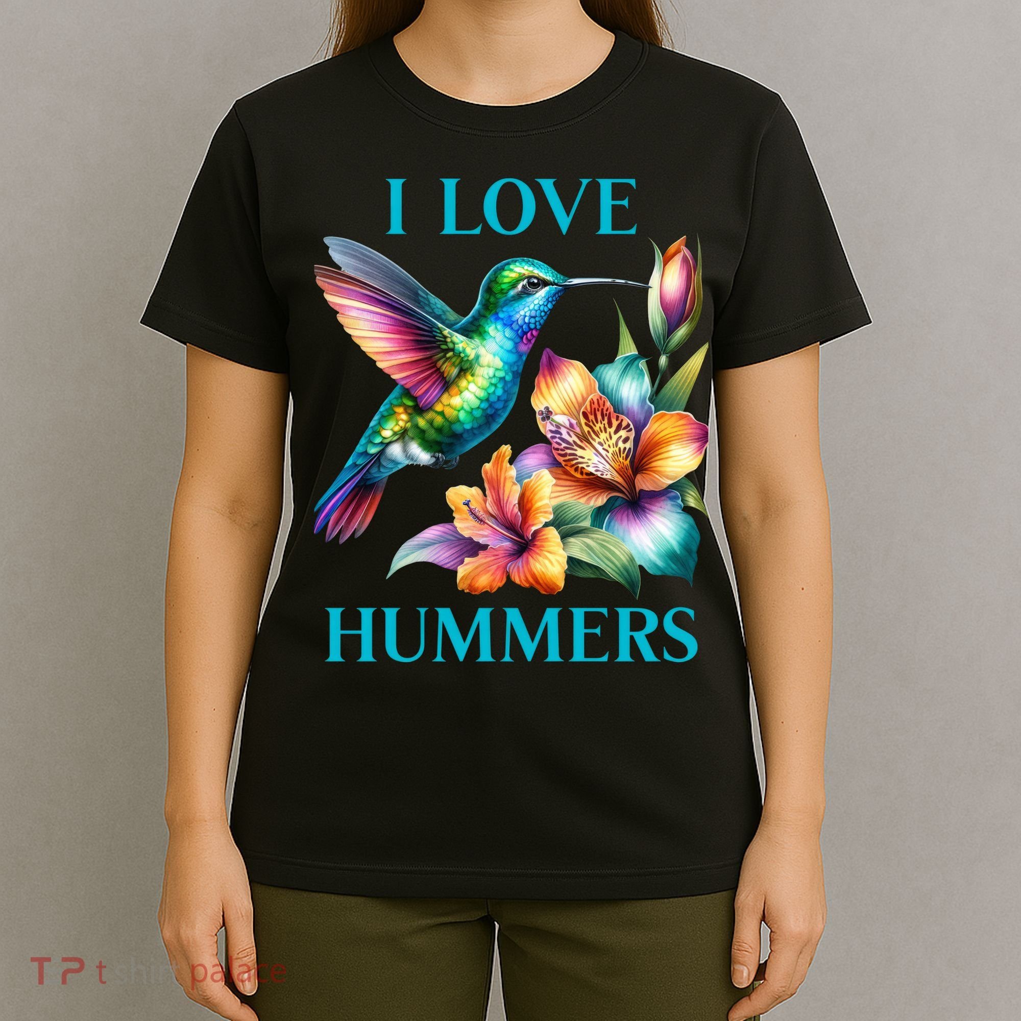 I Love Hummers Hummingbird  T-Shirt