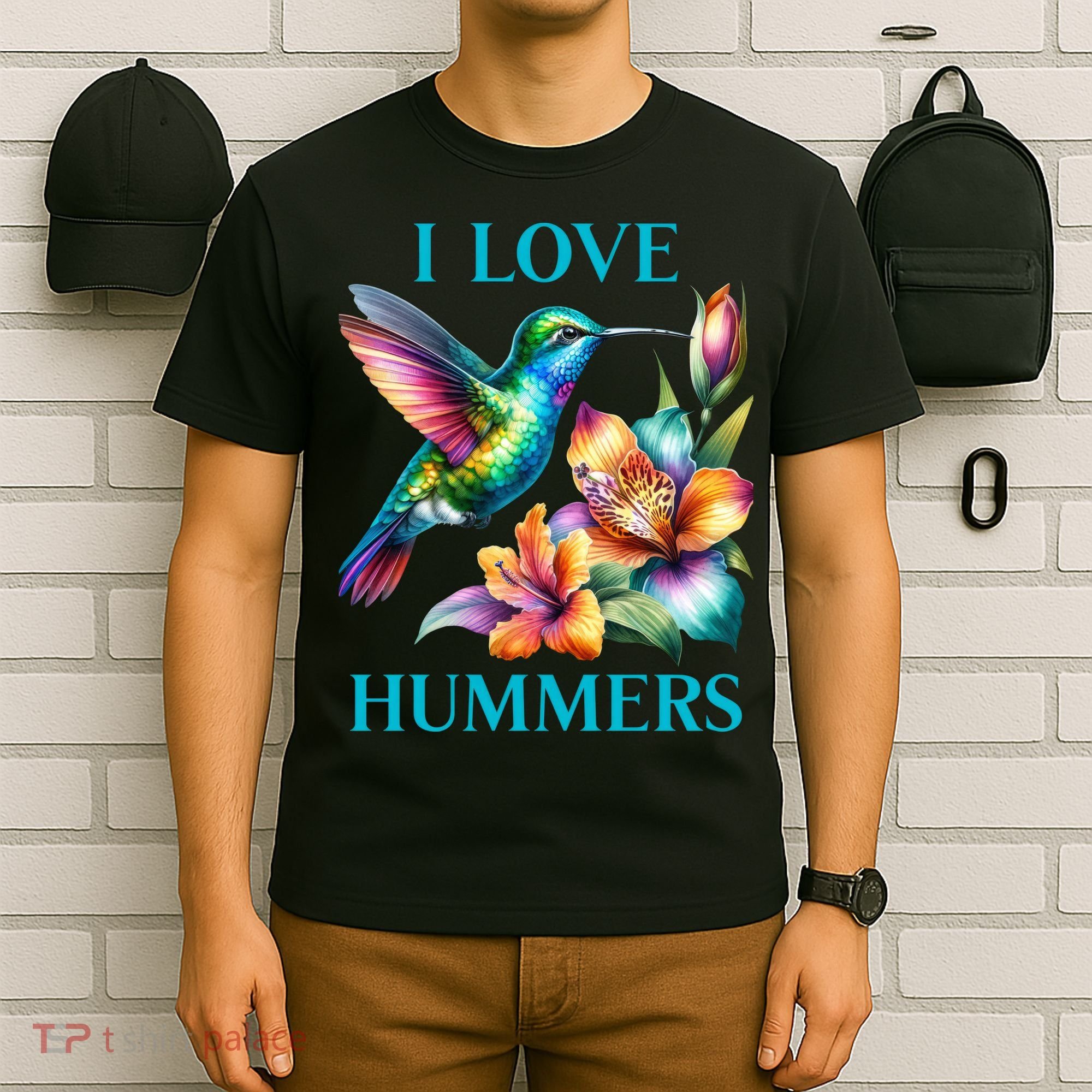 I Love Hummers Hummingbird  T-Shirt