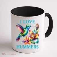 I Love Hummers Hummingbird  Coffee Mug thumb 1