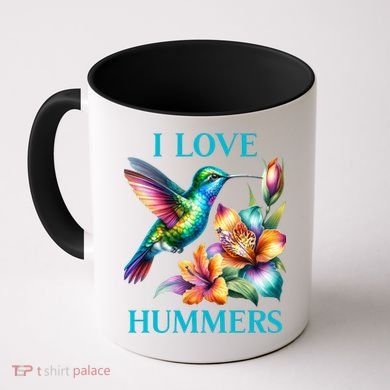 I Love Hummers Hummingbird  Coffee Mug