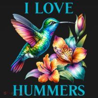 I Love Hummers Hummingbird  Coaster thumb 2