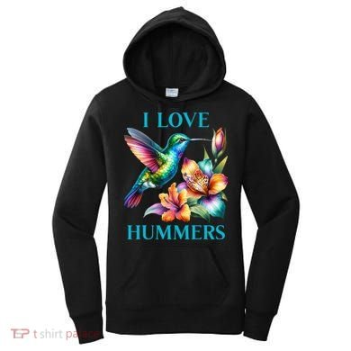 I Love Hummers Hummingbird  Women's Hoodie