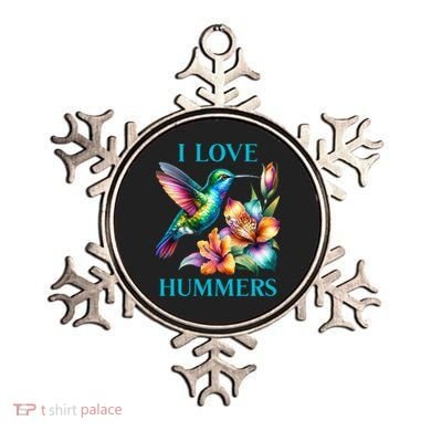 I Love Hummers Hummingbird  Ornament