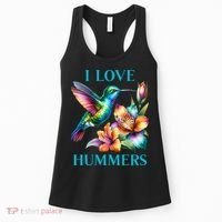 I Love Hummers Hummingbird  Women's Tank Top thumb 0
