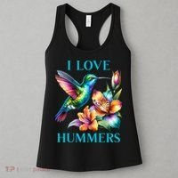 I Love Hummers Hummingbird  Women's Tank Top thumb 3