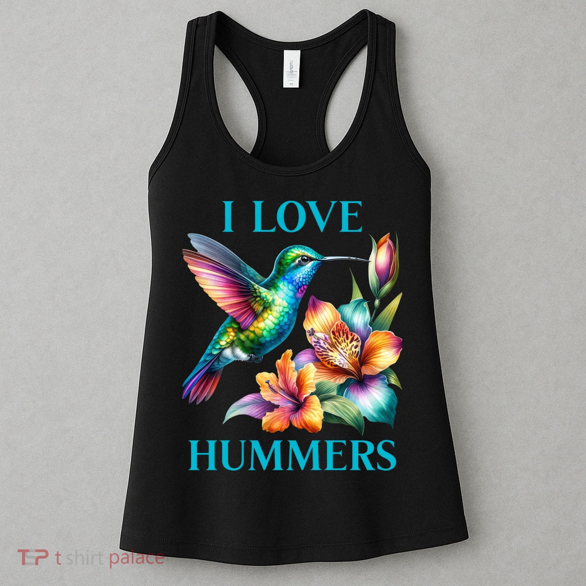 I Love Hummers Hummingbird  Women's Tank Top