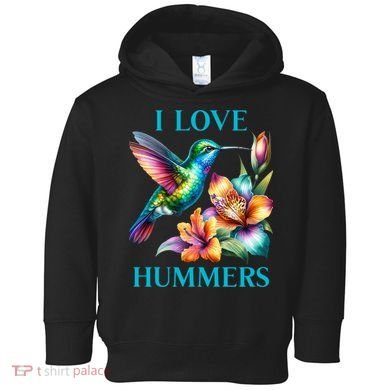 I Love Hummers Hummingbird  Toddler Hoodie