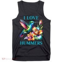 I Love Hummers Hummingbird  Tank Top thumb 0