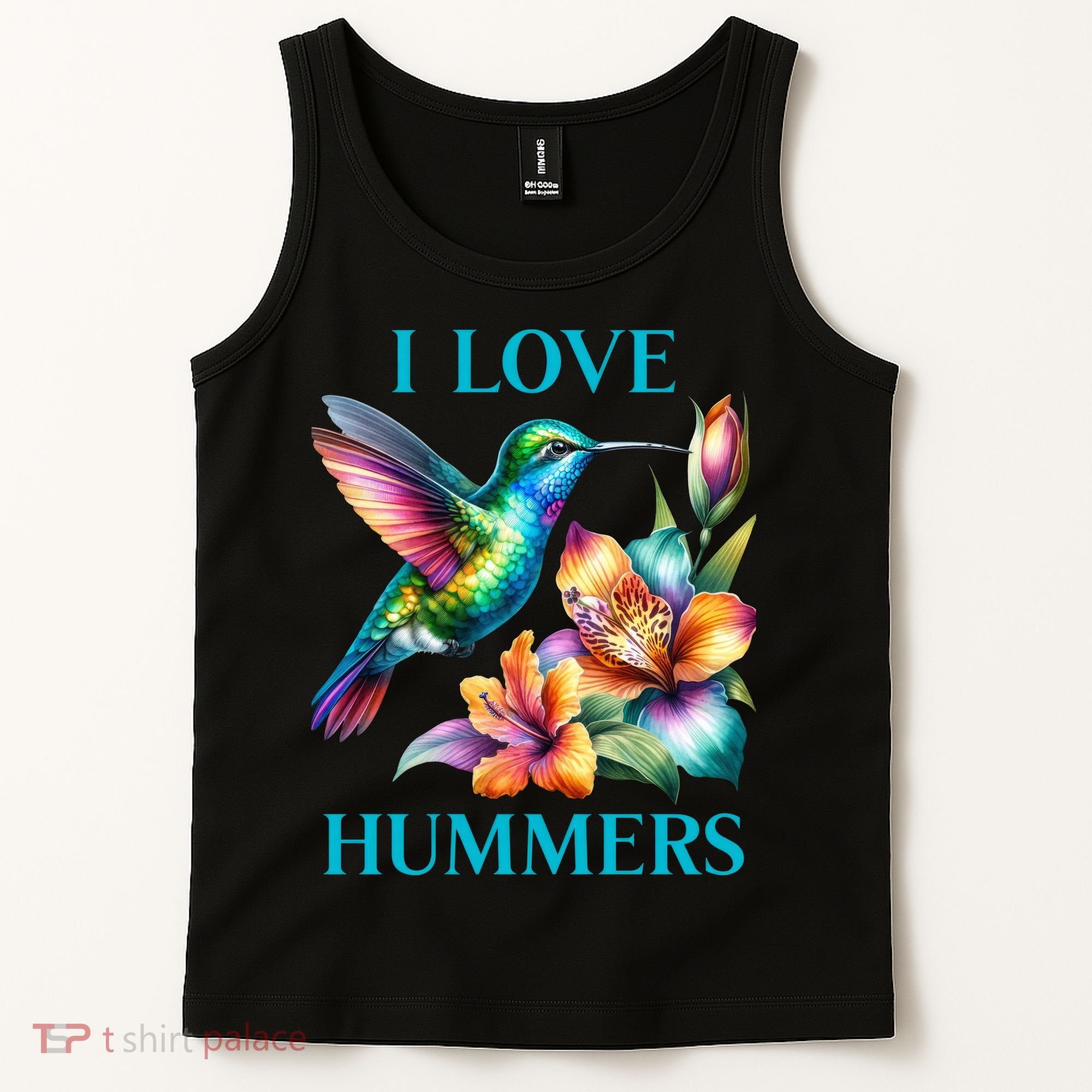 I Love Hummers Hummingbird  Tank Top