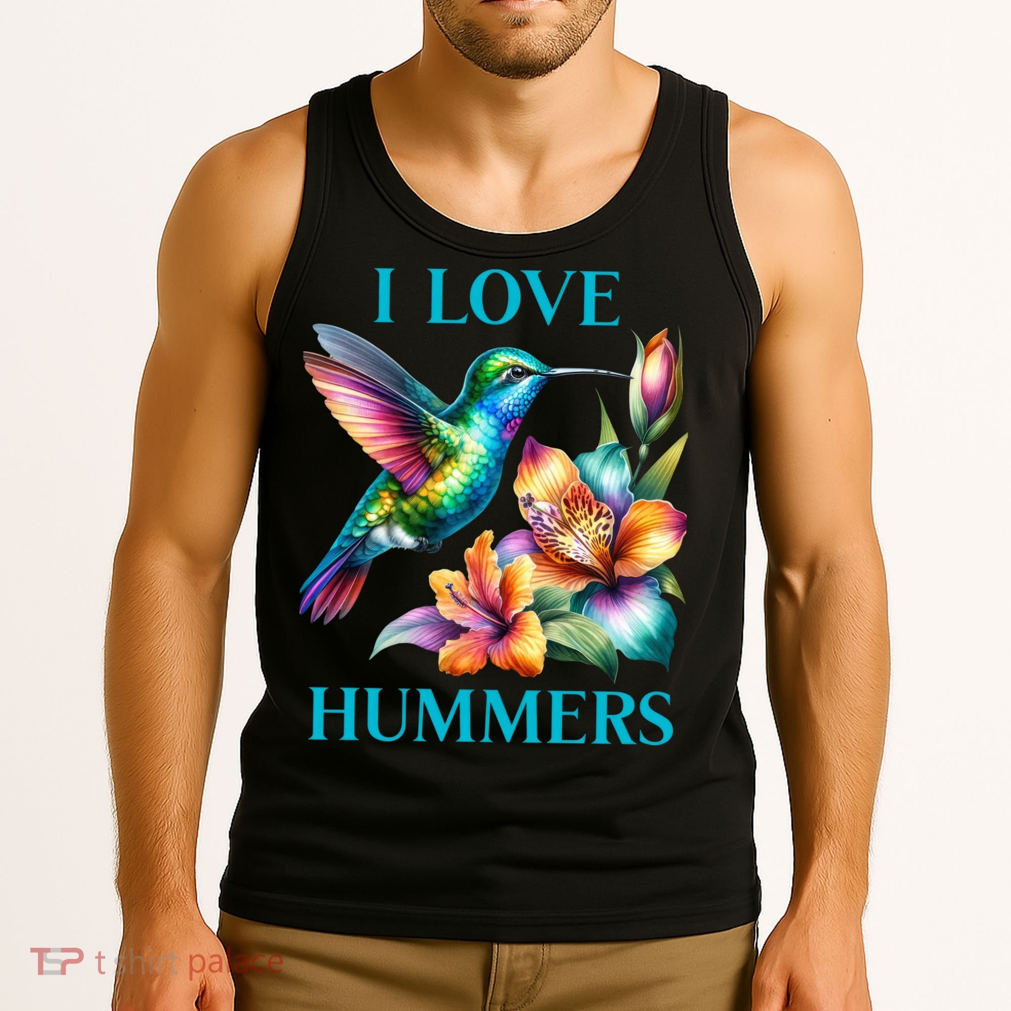 I Love Hummers Hummingbird  Tank Top