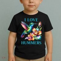 I Love Hummers Hummingbird  Toddler T-Shirt thumb 2