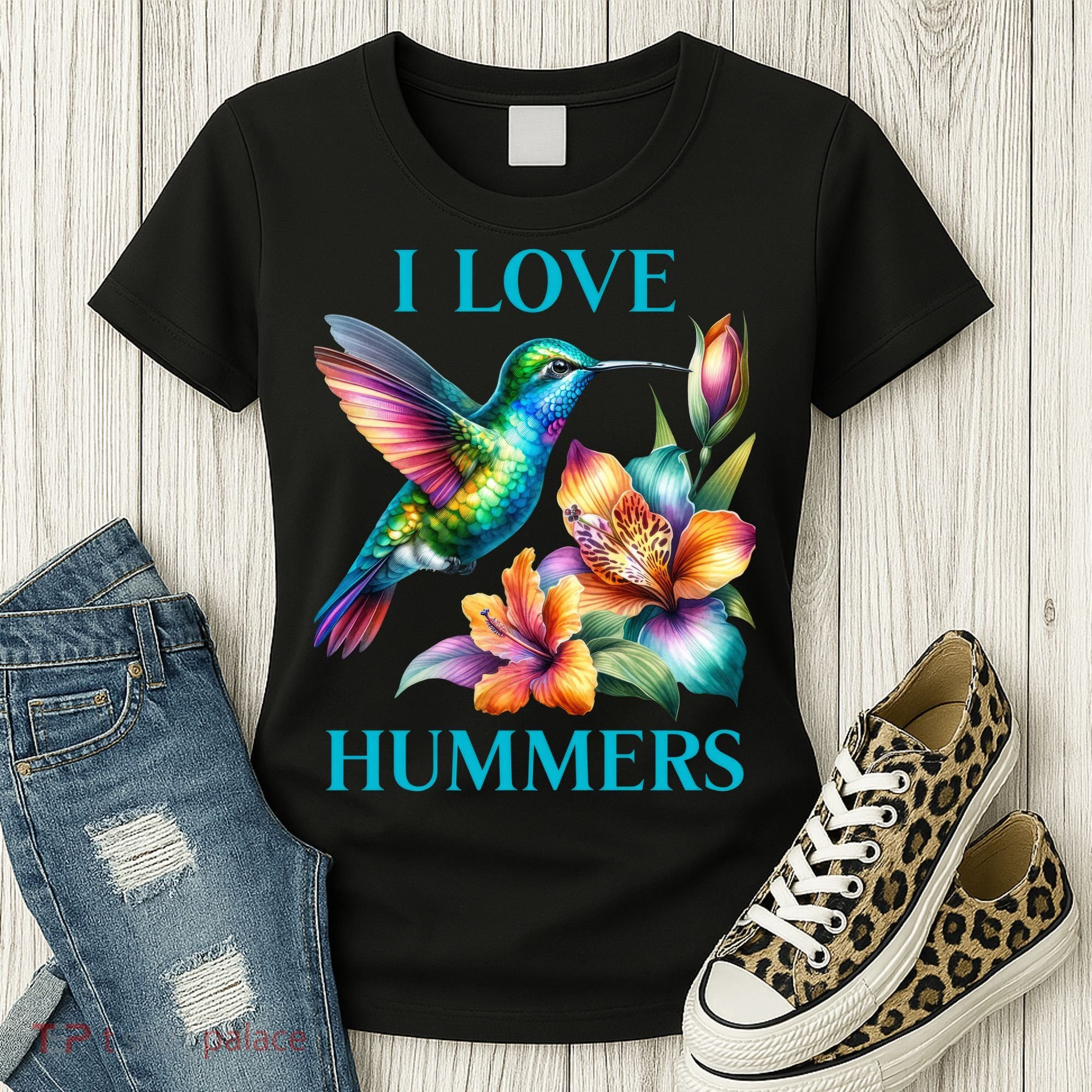 I Love Hummers Hummingbird  Women's T-Shirt