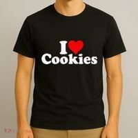 I Love Heart Cookies T-Shirt thumb 3