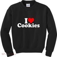 I Love Heart Cookies Kids Sweatshirt thumb 0