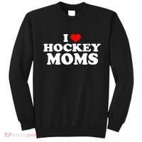 I Love Hockey Moms Funny Sweatshirt thumb 0