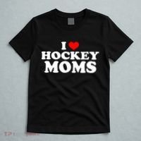 I Love Hockey Moms Funny T-Shirt thumb 5