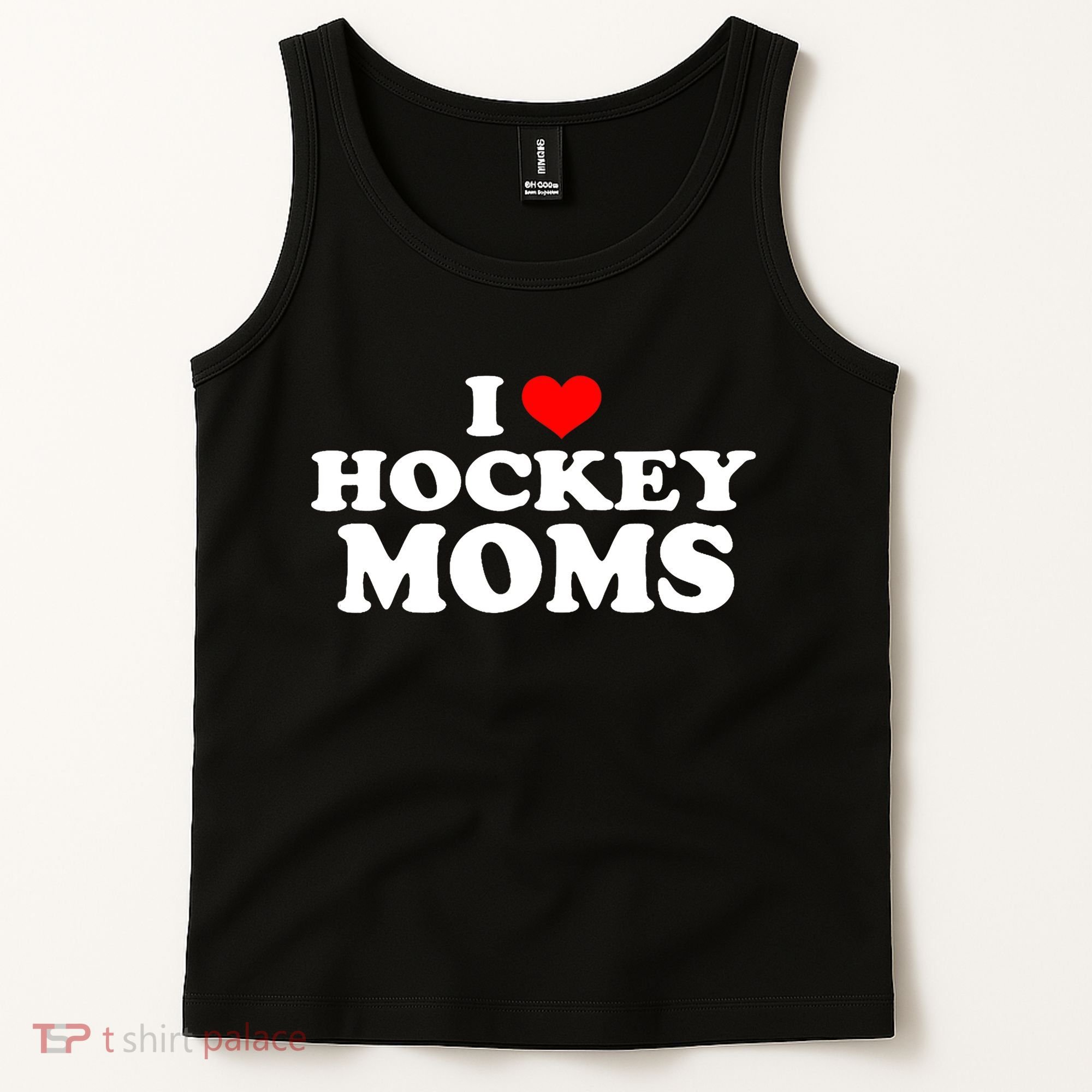 I Love Hockey Moms Funny Tank Top