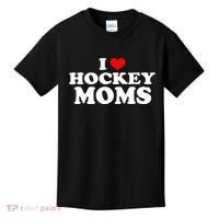 I Love Hockey Moms Funny Kids T-Shirt thumb 0
