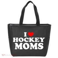 I Love Hockey Moms Funny Tote Bag thumb 0