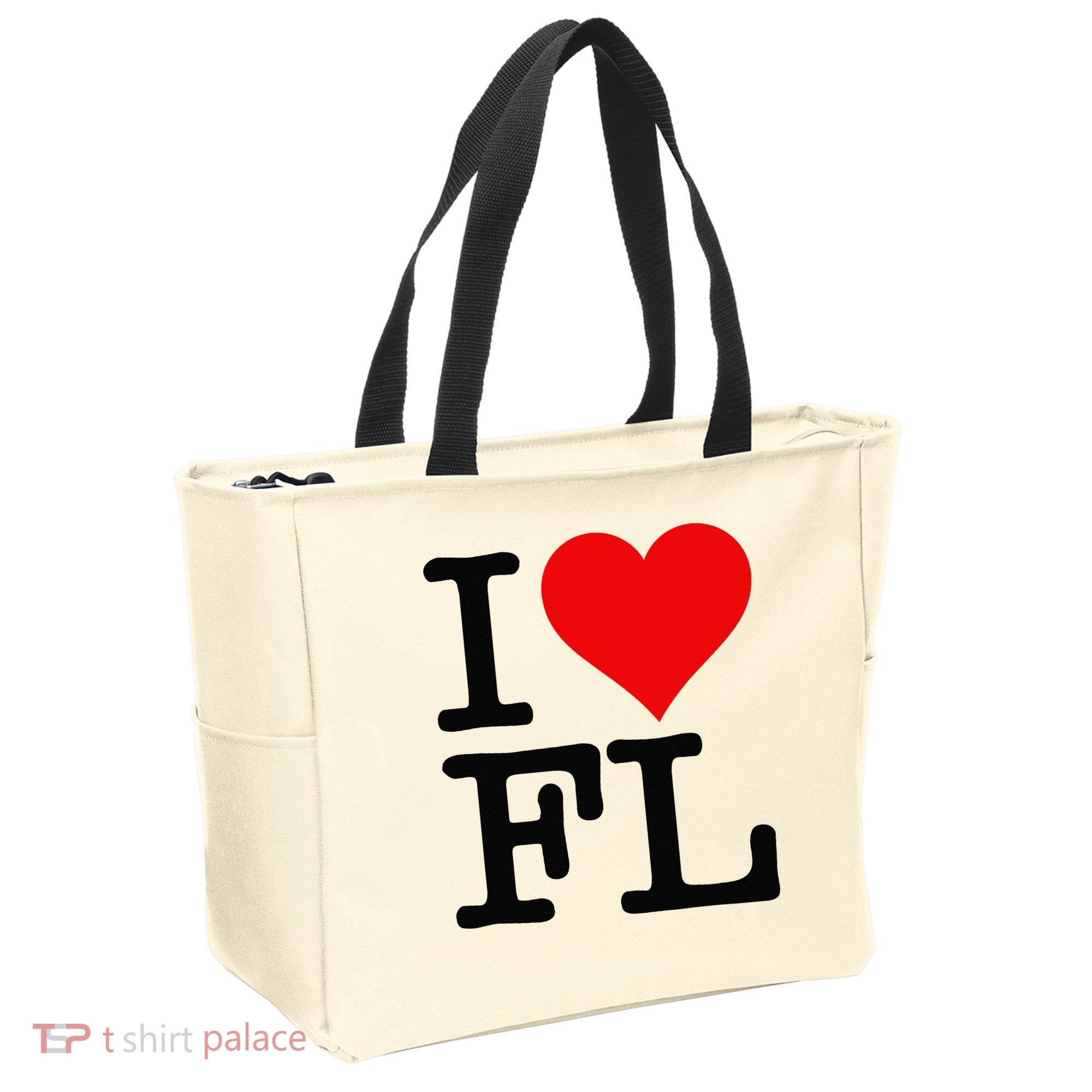 I LOVE HEART FLORIDA FL Tote Bag