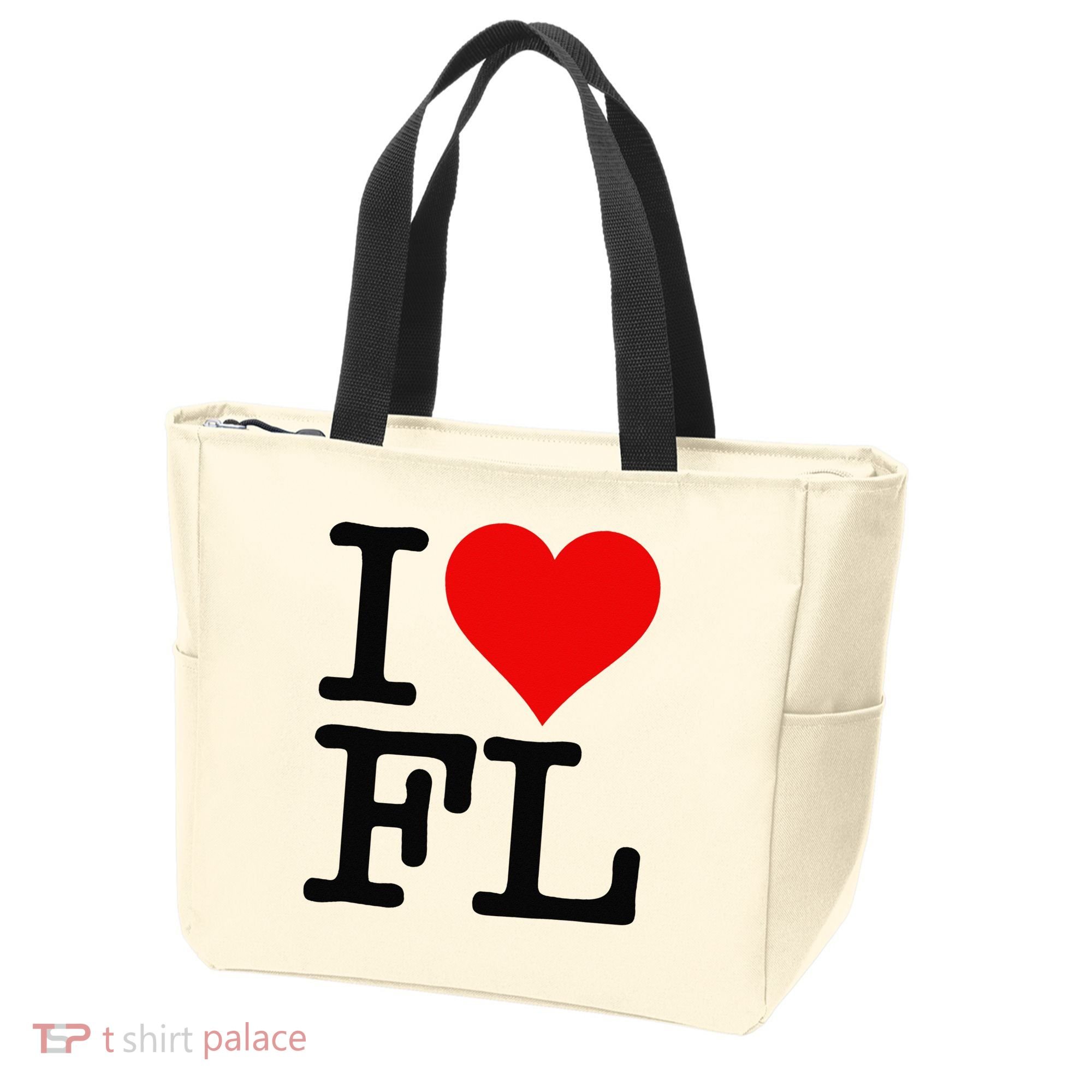 I LOVE HEART FLORIDA FL Tote Bag