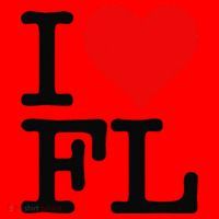 I LOVE HEART FLORIDA FL Santa Hat thumb 1