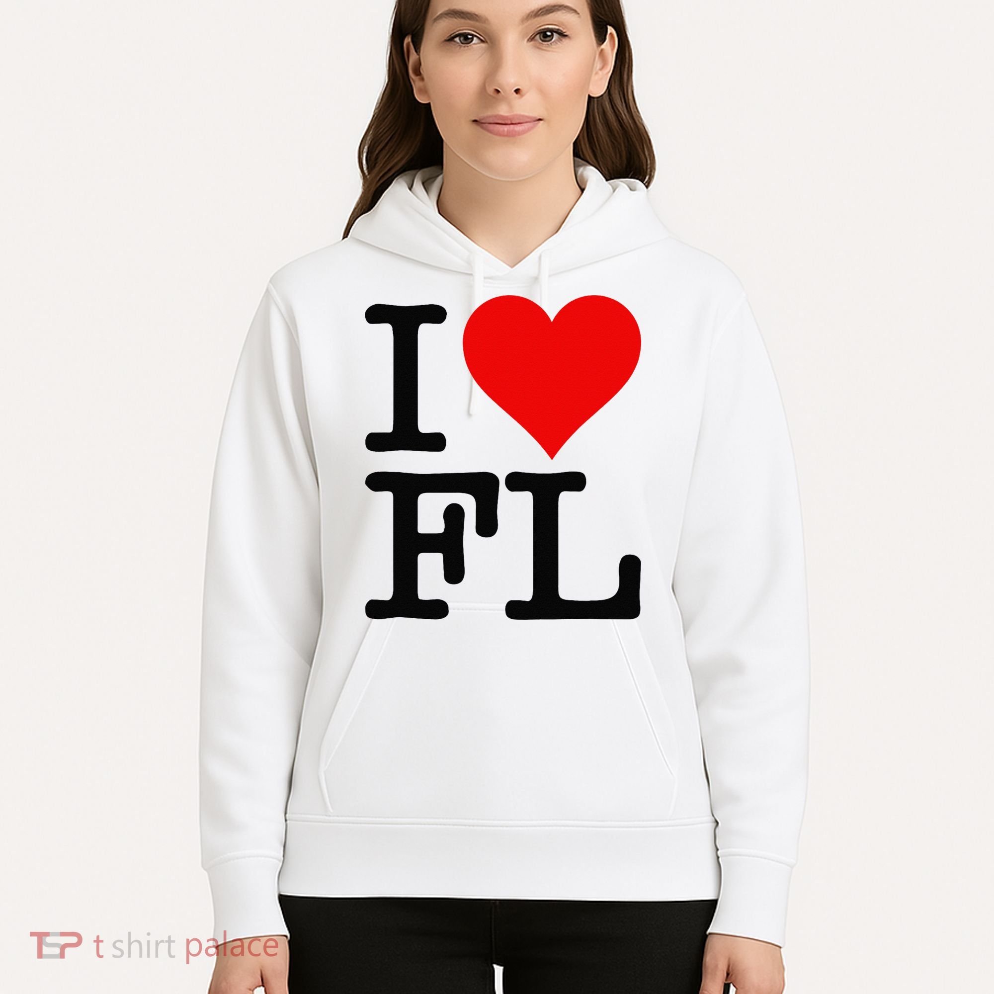 I LOVE HEART FLORIDA FL Hoodie