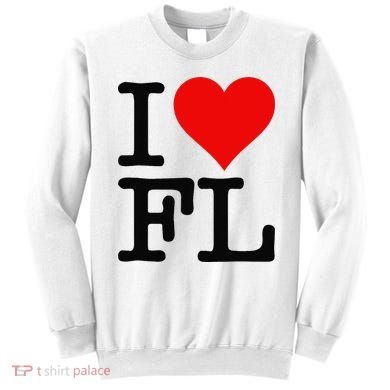 I LOVE HEART FLORIDA FL Sweatshirt