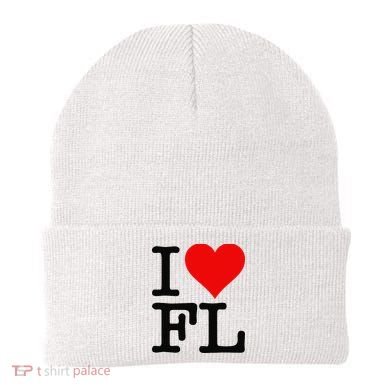 I LOVE HEART FLORIDA FL Beanie