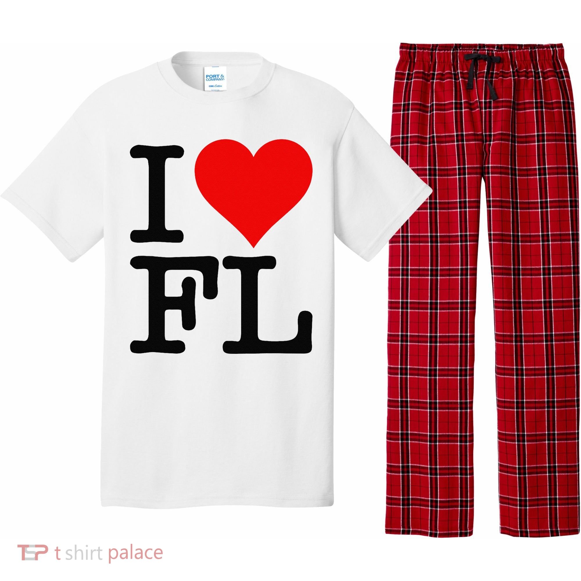 I LOVE HEART FLORIDA FL Pajama Set