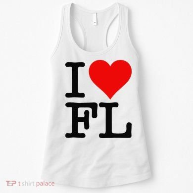 I LOVE HEART FLORIDA FL Women's Tank Top