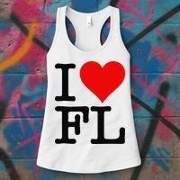 I LOVE HEART FLORIDA FL Women's Tank Top thumb 3