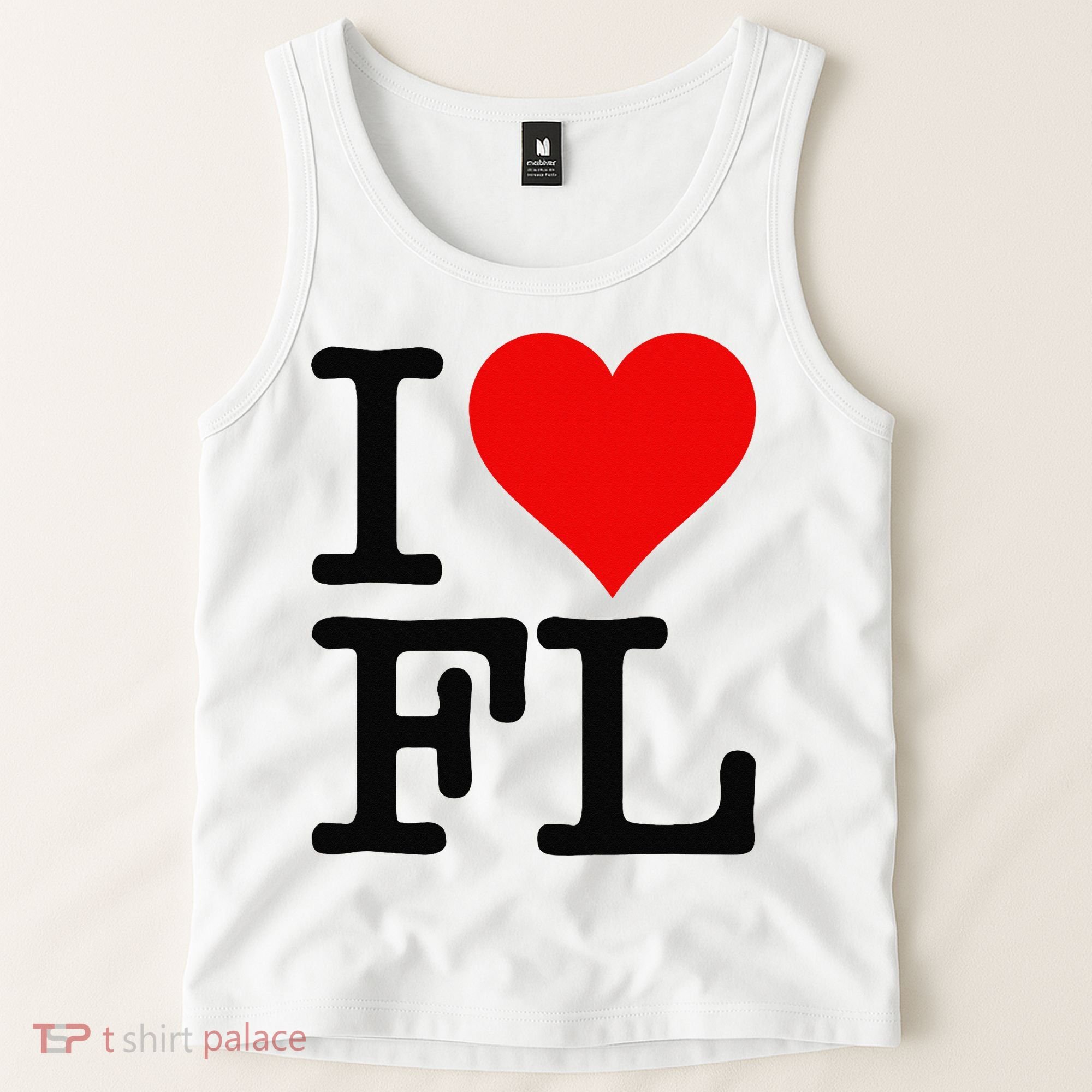 I LOVE HEART FLORIDA FL Tank Top
