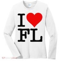 I LOVE HEART FLORIDA FL Women's Long Sleeve Shirt thumb 0
