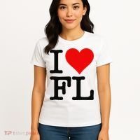 I LOVE HEART FLORIDA FL Women's T-Shirt thumb 4