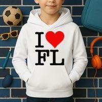I LOVE HEART FLORIDA FL Kids Hoodie thumb 2
