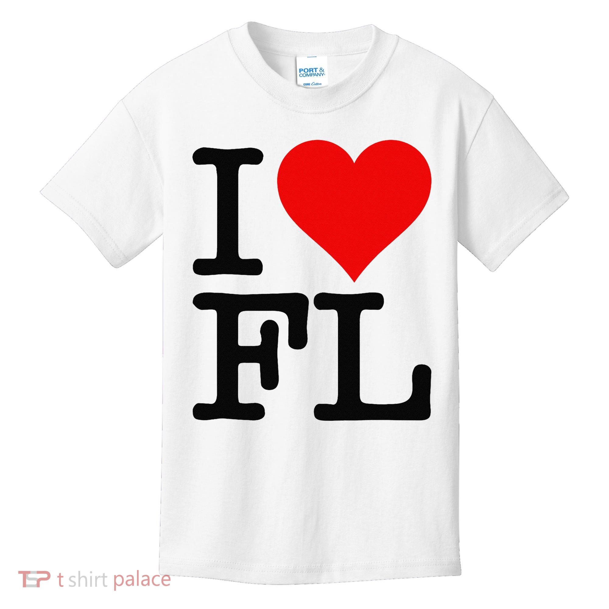 I LOVE HEART FLORIDA FL Kids T-Shirt