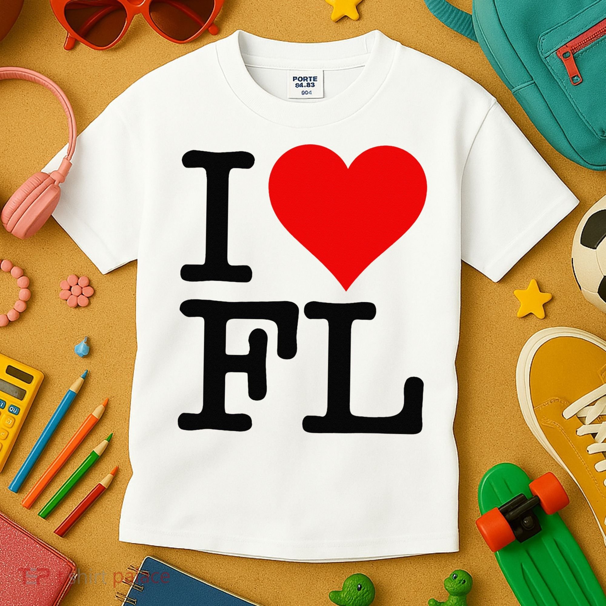 I LOVE HEART FLORIDA FL Kids T-Shirt