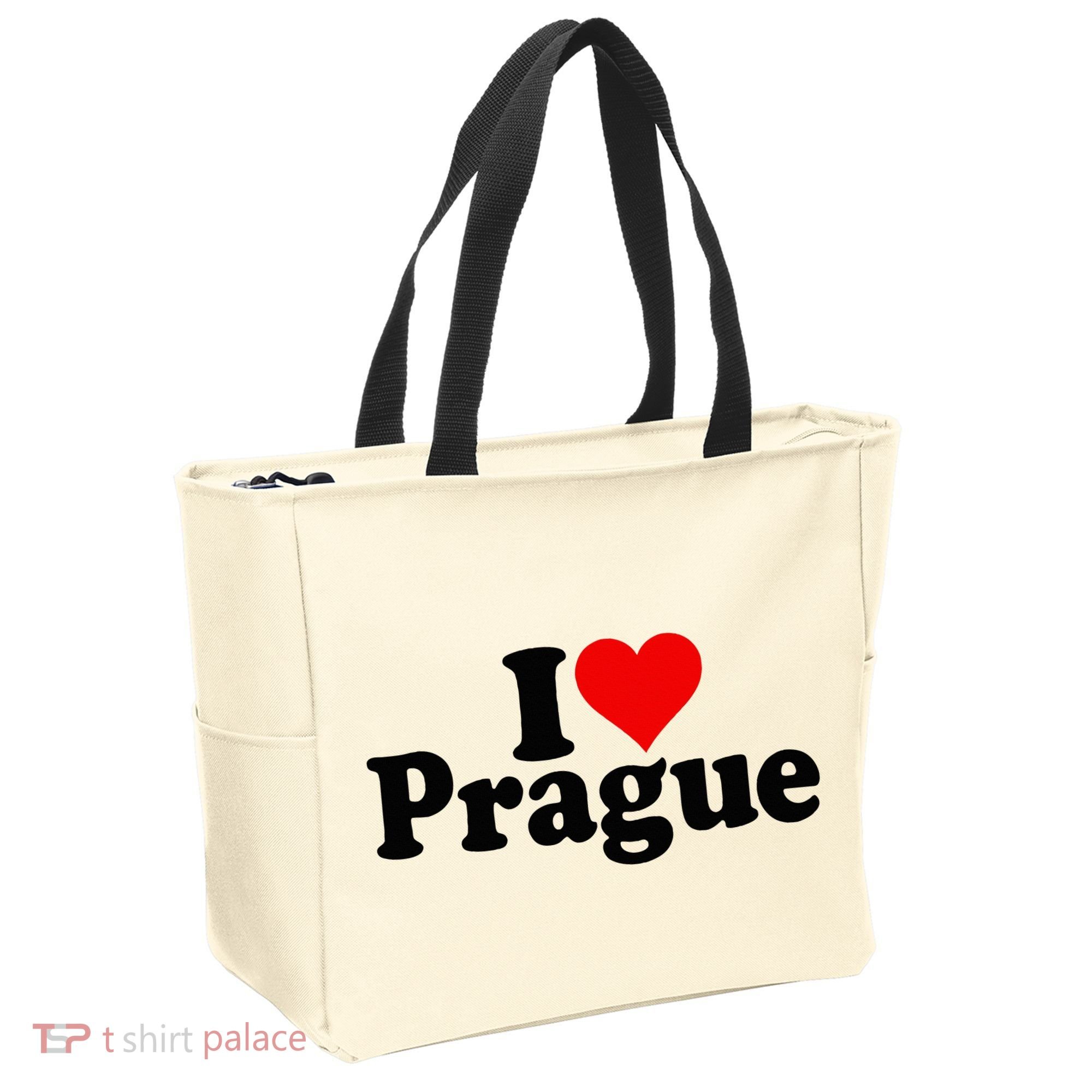 I Love Heart Prague Czech Republic Praha Tote Bag