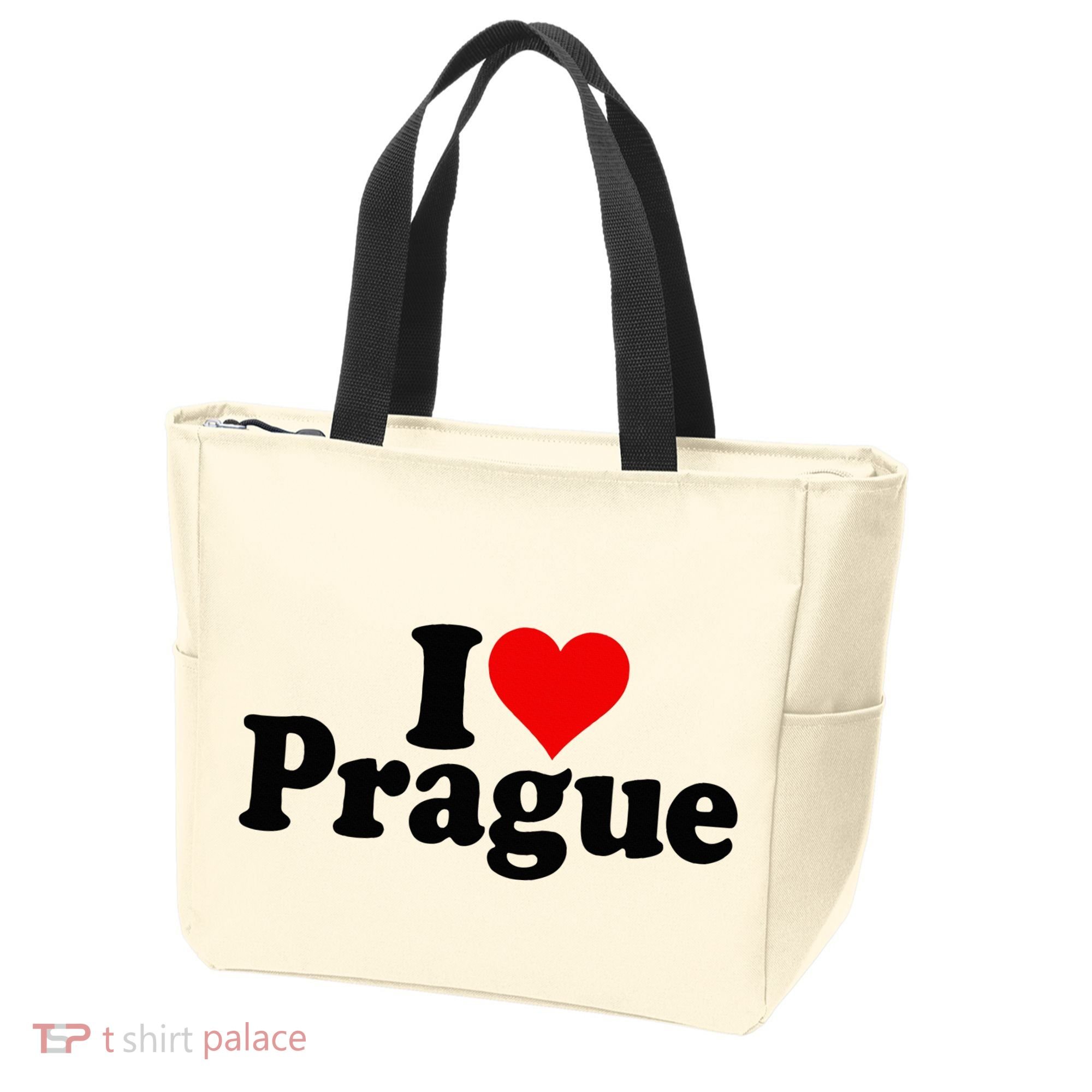 I Love Heart Prague Czech Republic Praha Tote Bag