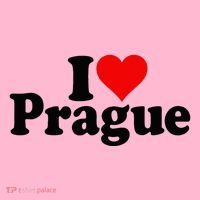 I Love Heart Prague Czech Republic Praha Coaster thumb 2